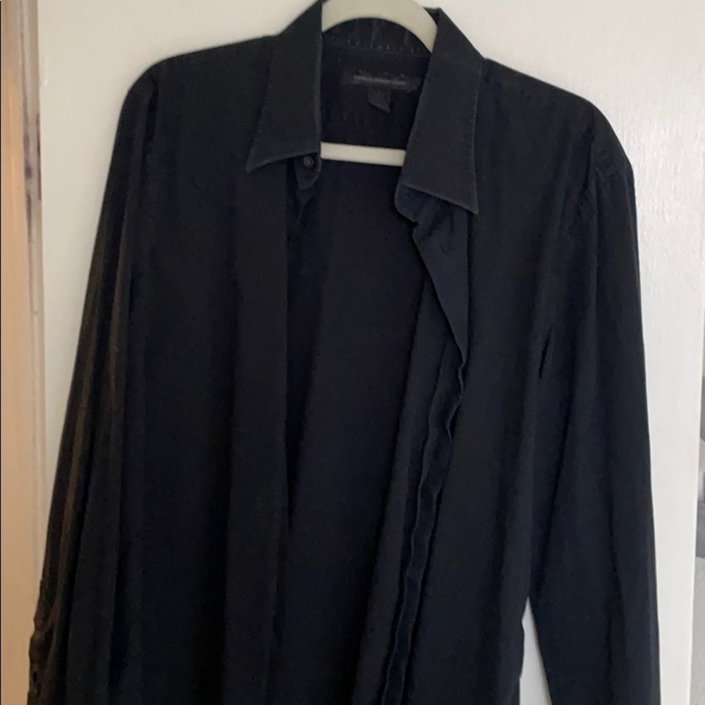Express Black Buttondown